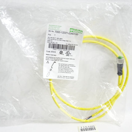 Murr Elektronik Kabel 7000-12221-0340100 / Neu OVP - Maranos.de