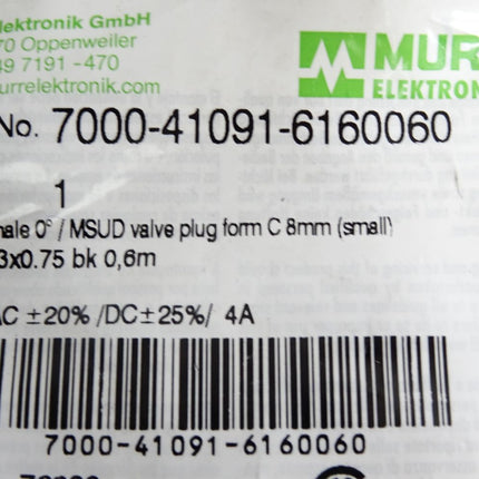 Murr Elektronik Kabel 7000-41091-6160060 / Neu OVP - Maranos.de