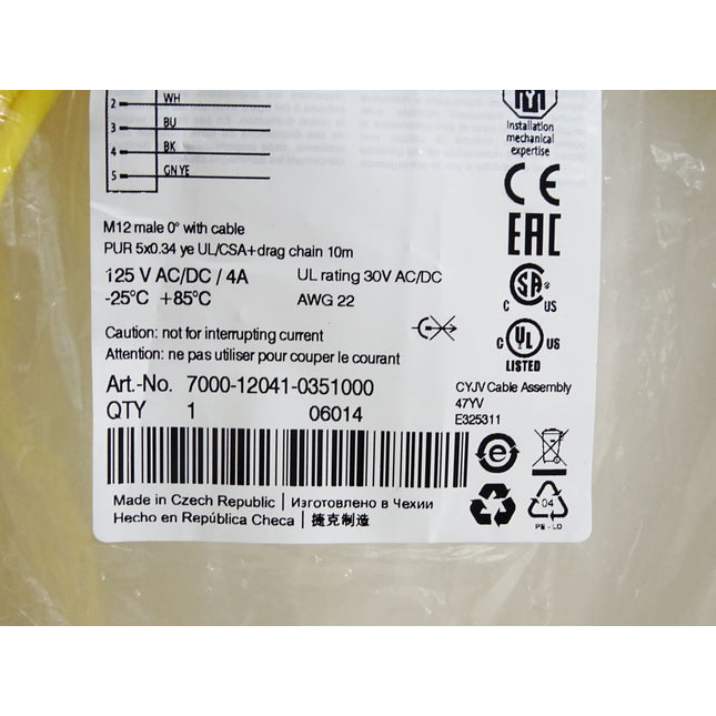 Murr Elektronik Kabel 7000-12041-0351000 / Neu OVP - Maranos.de