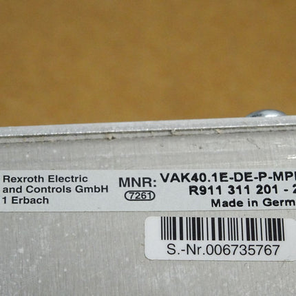 Bosch Rexroth Tastatur VAK40.1E-DE-P-MPNN R911311201-201 / Neuwertig OVP - Maranos.de