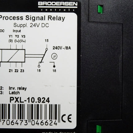 Brodersen PXL-10 Process Signal Relay PXL-10.924 - Maranos.de