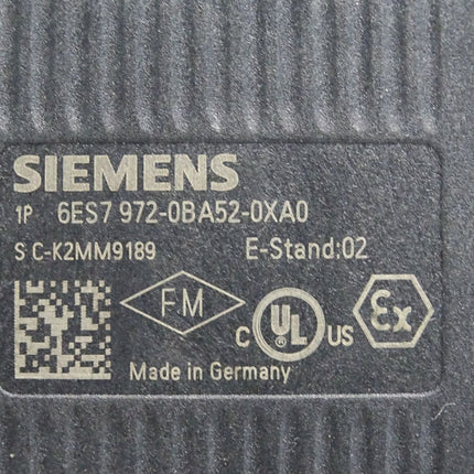Siemens Anschlussstecker für Profibus 6ES7972-0BA52-0XA0 6ES7 972-0BA52-0XA0 - Maranos.de