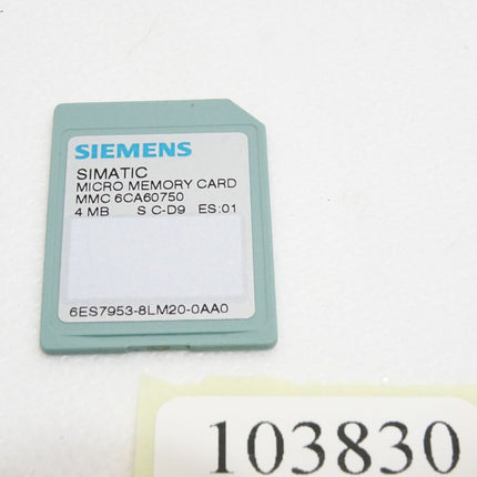 Siemens Micro Memory Card 4MB 6ES7953-8LM20-0AA0 6ES7 953-8LM20-0AA0 - Maranos.de