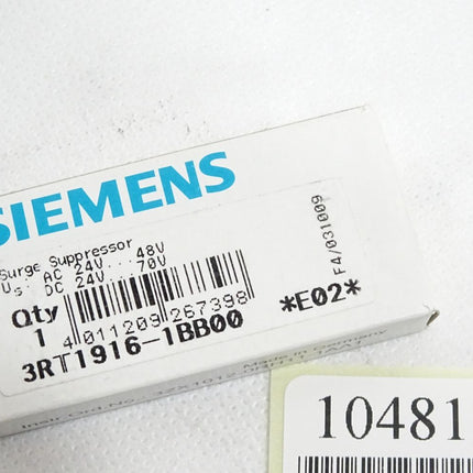 Siemens Überspannungsbegrenzer 3RT1916-1BB00 / Neu OVP - Maranos.de