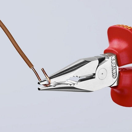 Knipex 08 26 145 VDE Spitz-Kombizange verchromt 145 mm 0826145 - Maranos.de