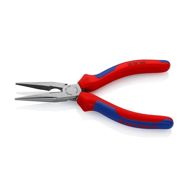 Knipex 2502160 Flachrundzange mit Schneide 25 02 160 Radiozange - Maranos.de