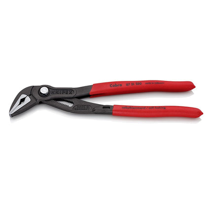 KNIPEX 8751250 Cobra ES Hightech-Wasserpumpenzange in schlanker Bauweise 250mm 87 51 250 - Maranos.de