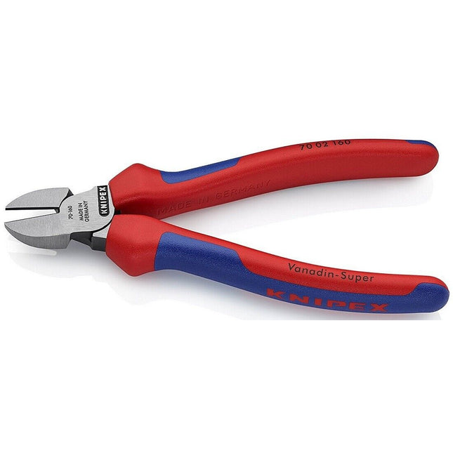 Knipex 70 02 160 Seitenschneider Kopf poliert Griffe mit Mehrkomponenten-Hüllen 7002160 - Maranos.de