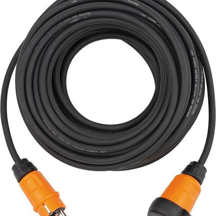 Brennenstuhl professionalLINE Verlängerungsleitung IP44 25m schwarz H07RN-F 3G2,5 - Maranos.de