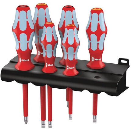 Wera 05022745001 Schraubendrehersatz 3165 i/6 Edelstahl + Rack VDE - Maranos.de