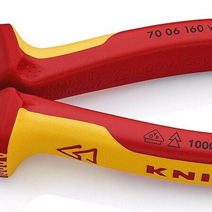 Knipex 70 06 160 VDE - Seitenschneider Schneid-Zange Abgleitschutz 7006160 - Maranos.de