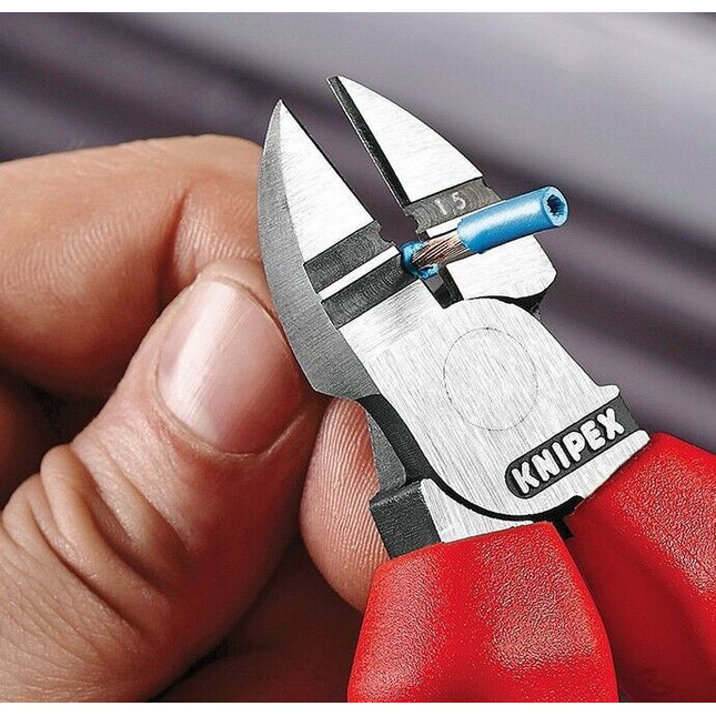 Knipex 14 22 160 Abisolier-Seitenschneider Abisolierzange Zange 1422160 - Maranos.de