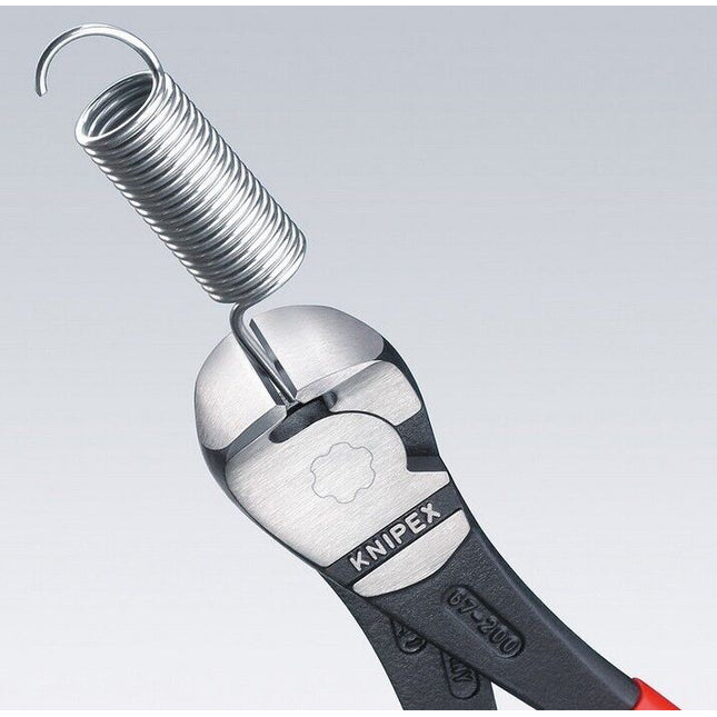 Knipex 67 05 160 Kraft-Vornschneider mit Mehrkomponenten-Hüllen Verchromt 6705160 - Maranos.de