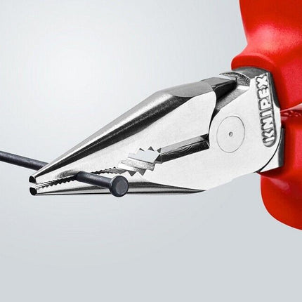 Knipex 08 26 145 VDE Spitz-Kombizange verchromt 145 mm 0826145 - Maranos.de