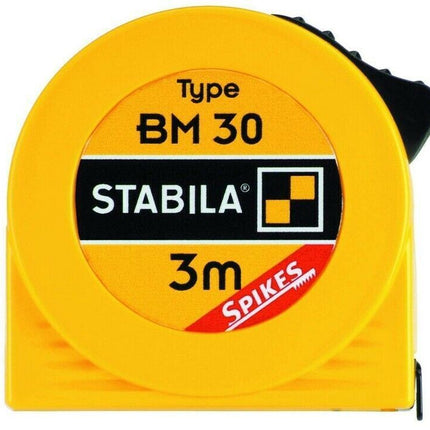 Stabila Taschenbandmaß BM 30 (W) L3 mxB12,5 mm 3m - 16450 - Maranos.de