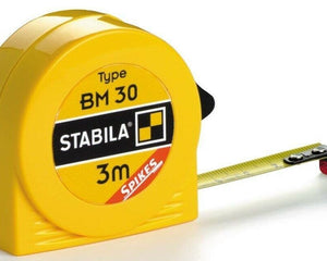 Stabila Taschenbandmaß BM 30 (W) L3 mxB12,5 mm 3m - 16450 - Maranos.de