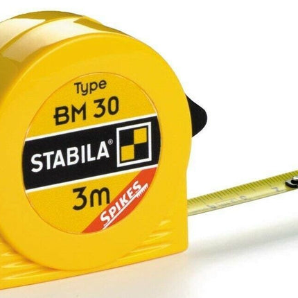 Stabila Taschenbandmaß BM 30 (W) L3 mxB12,5 mm 3m - 16450 - Maranos.de