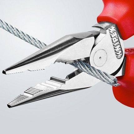 Knipex 08 26 145 VDE Spitz-Kombizange verchromt 145 mm 0826145 - Maranos.de