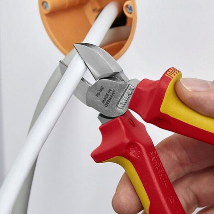 Knipex 70 06 160 VDE - Seitenschneider Schneid-Zange Abgleitschutz 7006160 - Maranos.de