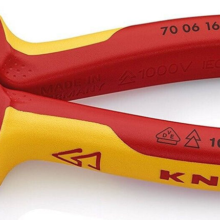 Knipex 70 06 160 VDE - Seitenschneider Schneid-Zange Abgleitschutz 7006160 - Maranos.de