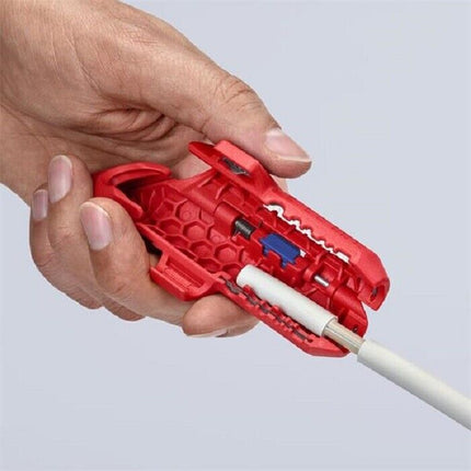 Knipex 90 22 02 SB Wellrohrschneider 100 mm TwistCut - 902202SB - Maranos.de