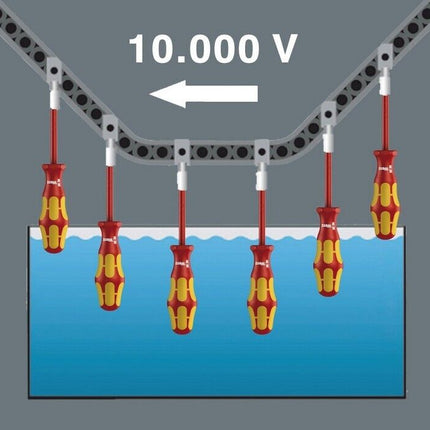 Wera 160 i/7 Rack 05006147001 Schraubendrehersatz Kraftform Plus Serie 100 Spannungsprüfer Rack - Maranos.de