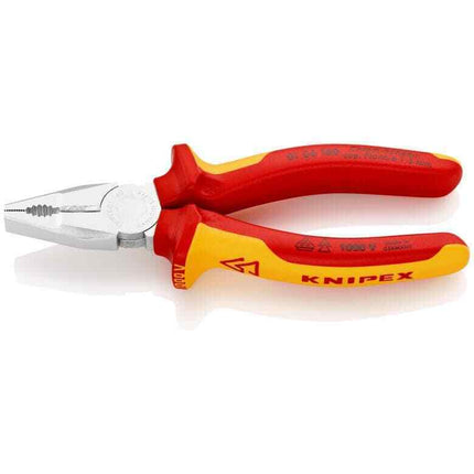 Knipex 01 06 160 Kombizange VDE 160mm 0106160 mit Mehrkomponenten-Hüllen - Maranos.de