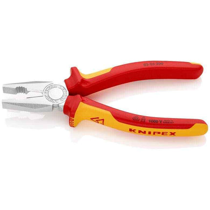 Knipex 03 06 200 Kombizange VDE 200mm 0306200 mit Mehrkomponenten Hüllen - Maranos.de