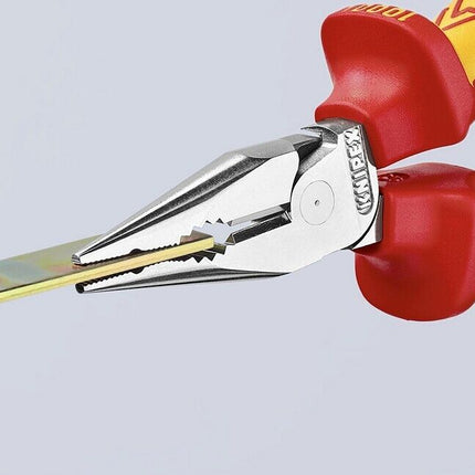 Knipex 08 26 145 VDE Spitz-Kombizange verchromt 145 mm 0826145 - Maranos.de