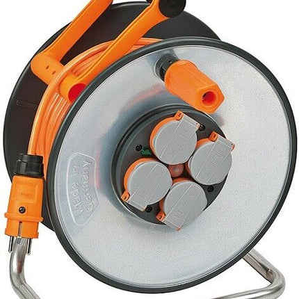 Brennenstuhl professionalLINE SteelCore Kabeltrommel IP44 33m H07BQ-F 3G2,5 BGI608 - Maranos.de