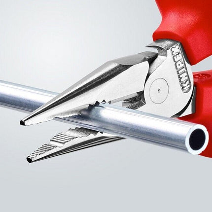 Knipex 08 26 145 VDE Spitz-Kombizange verchromt 145 mm 0826145 - Maranos.de