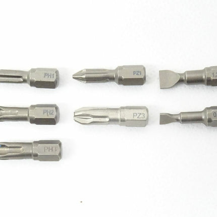 0,5Kg ca.115x Makita Bits - PZ1 + PH1 + PH2 + PH3 + 1,2x6,5 Mix - Neu - Maranos.de