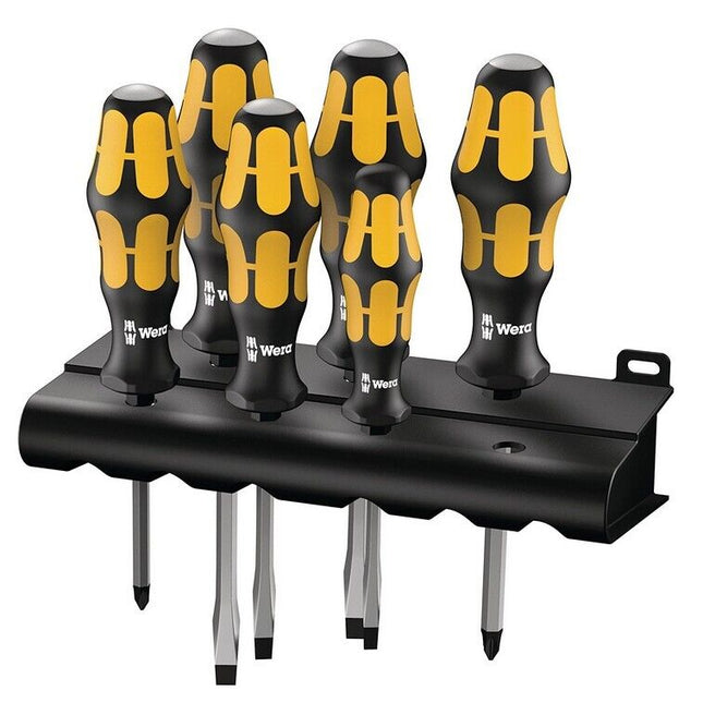 Wera 932/6 Schraubendrehersatz Kraftform 05018282001 Schraubmeißel Rack - Maranos.de