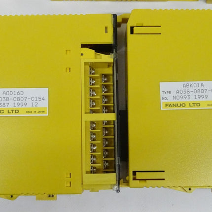 Fanuc Rack Set ABU10A A03B-0807-C001 A03B-0807-J001 AIF01A C011 ABK01A / Neu OVP - Maranos.de