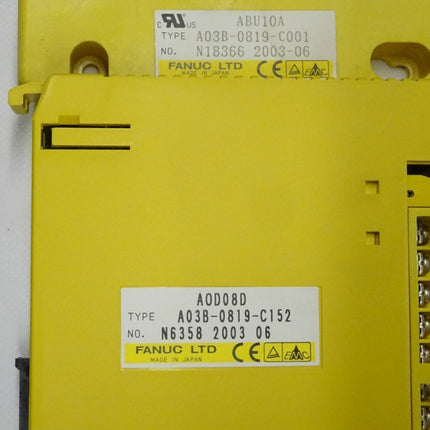 Fanuc Rack Set ABU10A A03B-0807-C001 A03B-0807-J001 AIF01A C011 ABK01A - Maranos.de