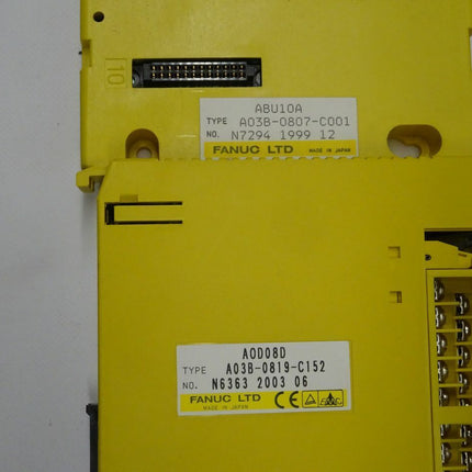 Fanuc Rack Set ABU10A A03B-0807-C001 A03B-0807-J001 AIF01A C011 ABK01A / Neu OVP - Maranos.de