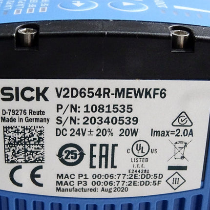 Sick 1081535 V2D654R-MEWKF6 Image-based code reader / Glas gebrochen - Maranos.de