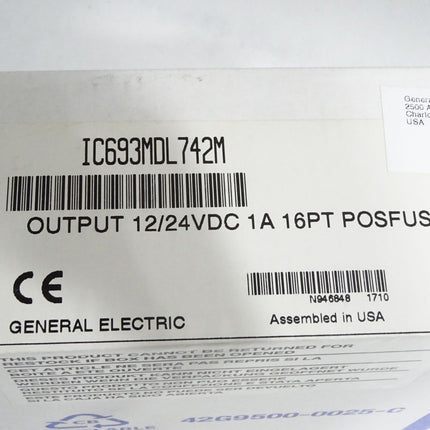Fanuc GE IC693MDL742M IC693MDL742 M Output 12/24VDC 1A 16PT POSFUS / Neu OVP versiegelt - Maranos.de