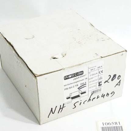 Protec.class NH-Sicherungseinsatz TR 05100707 PSI NH 2 TR 200A  / Inhalt:3 Stück / Neu OVP - Maranos.de