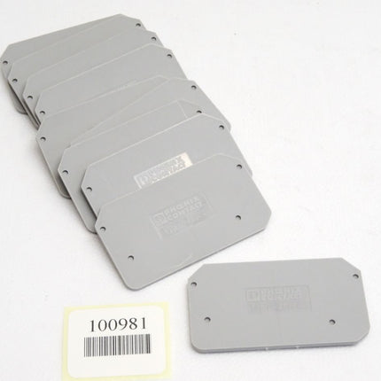 Phoenix Contact 3002791 D-ZFK 4 / Inhalt : 10 Stück End Platte / Neu - Maranos.de