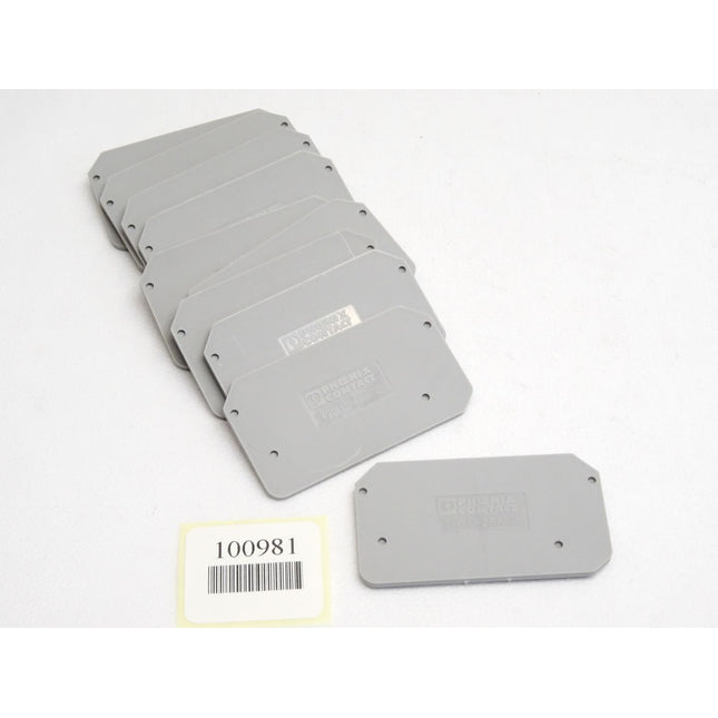 Phoenix Contact 3002791 D-ZFK 4 / Inhalt : 10 Stück End Platte / Neu - Maranos.de
