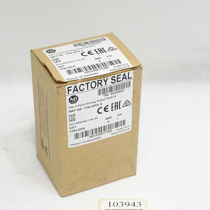 Allen Bradley Flex 4 Point Analog Output Module 1794-OF4I / Neu OVP - Maranos.de