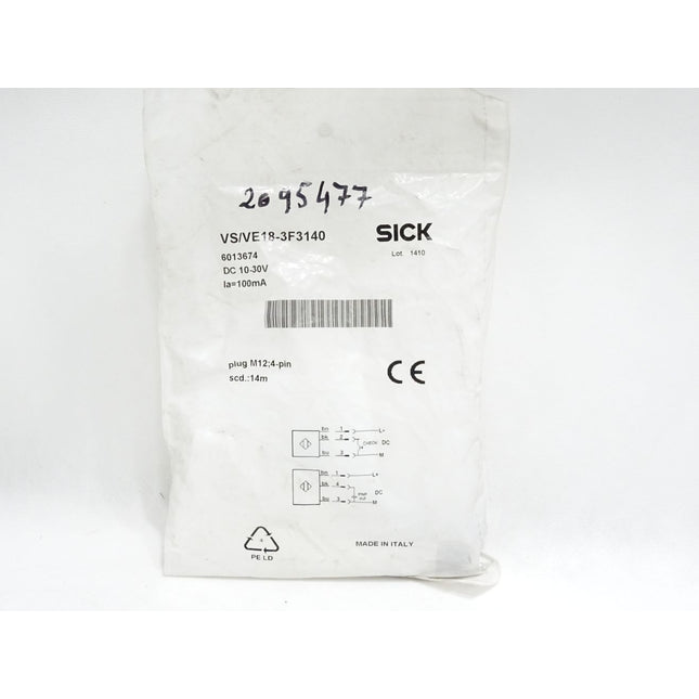 Sick 6013674 VS/VE18-3F3140 Rund-Lichtschranke / Neu OVP - Maranos.de