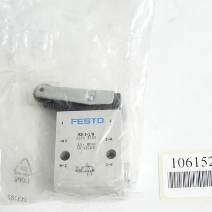 Festo 2272 RS-3-1/8 Rollenhebelventil / Neu OVP - Maranos.de