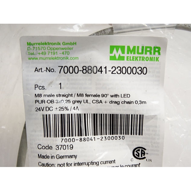Murr Elektronik Kabel 7000-88041- 2300030 / Neu OVP - Maranos.de