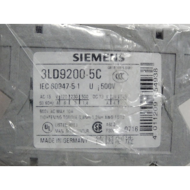 Siemens Hilfsschalter 3LD9200-5C / Neu OVP - Maranos.de