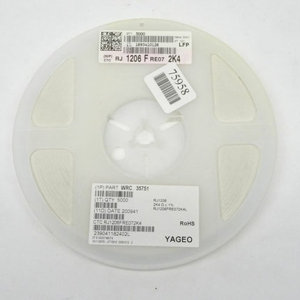 5000x YAGEO WRC35751 / RJ1206 / 2K4 Widerstände - Maranos.de