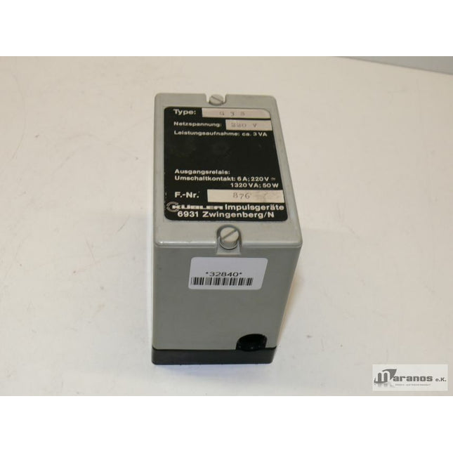 Kübler Impulsgeräte G35 Gigatronic 876 220V - Maranos.de