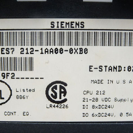 Siemens S7-200 CPU212 6ES7212-1AA00-0XB0 / 6ES7 212-1AA00-0XB0 - Maranos.de