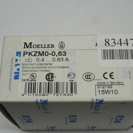 moeller PKZM0-063 Motorscuhtzschalter Schütz nue-OVP - Maranos.de